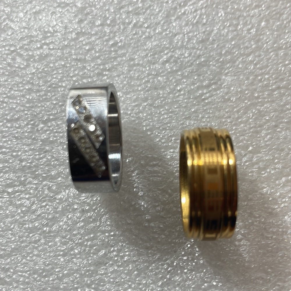 Ring's 2 piece stainless steel $25 for 2